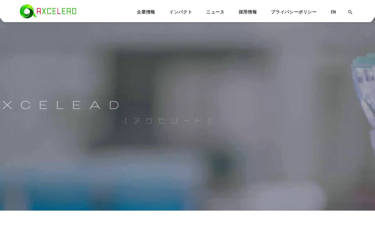 Axcelead website preview