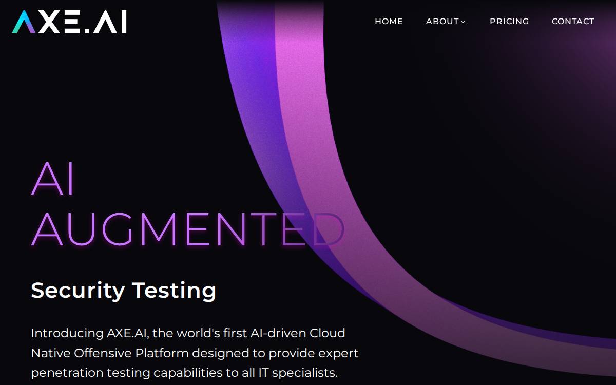 axe.ai ↗ website preview