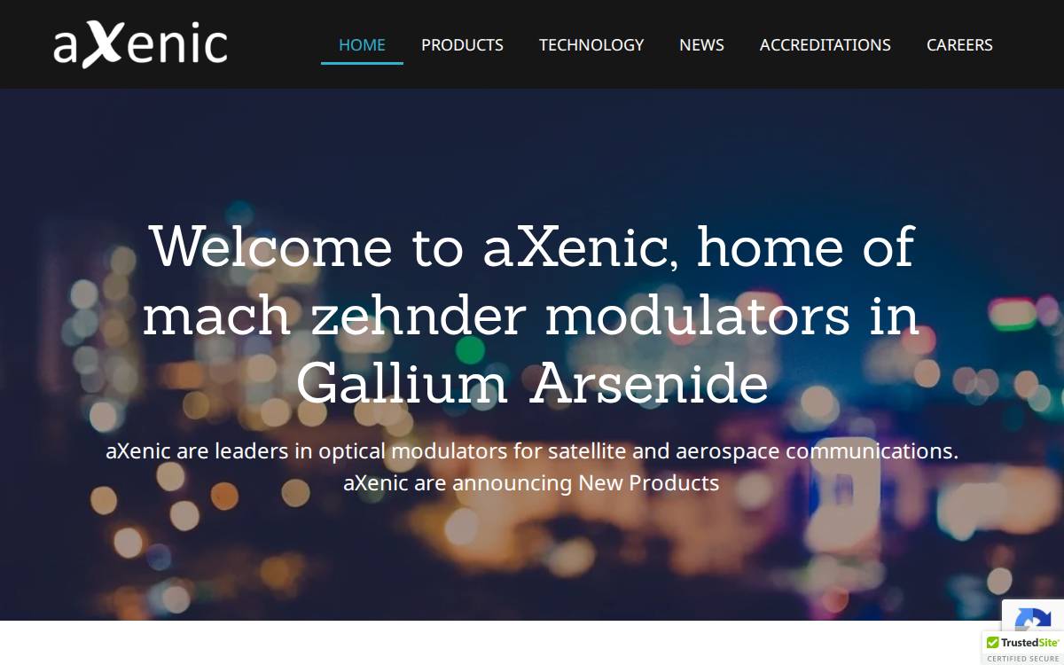 aXenic website preview