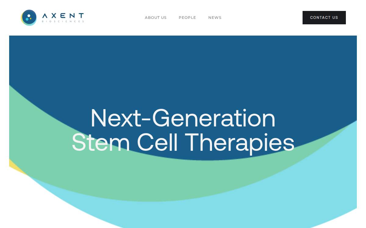 Axentbio website preview