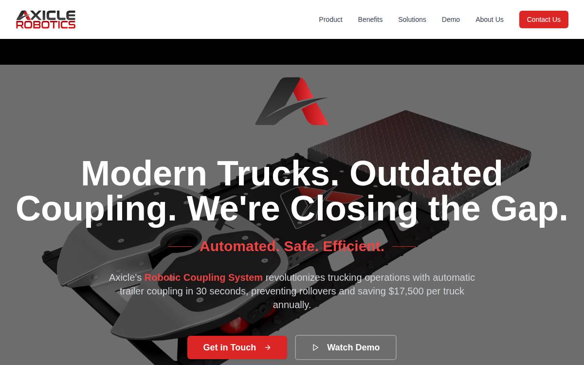 Axicle website preview