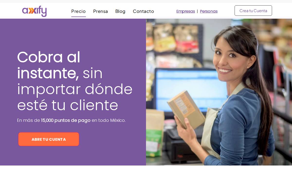 axify_ website preview