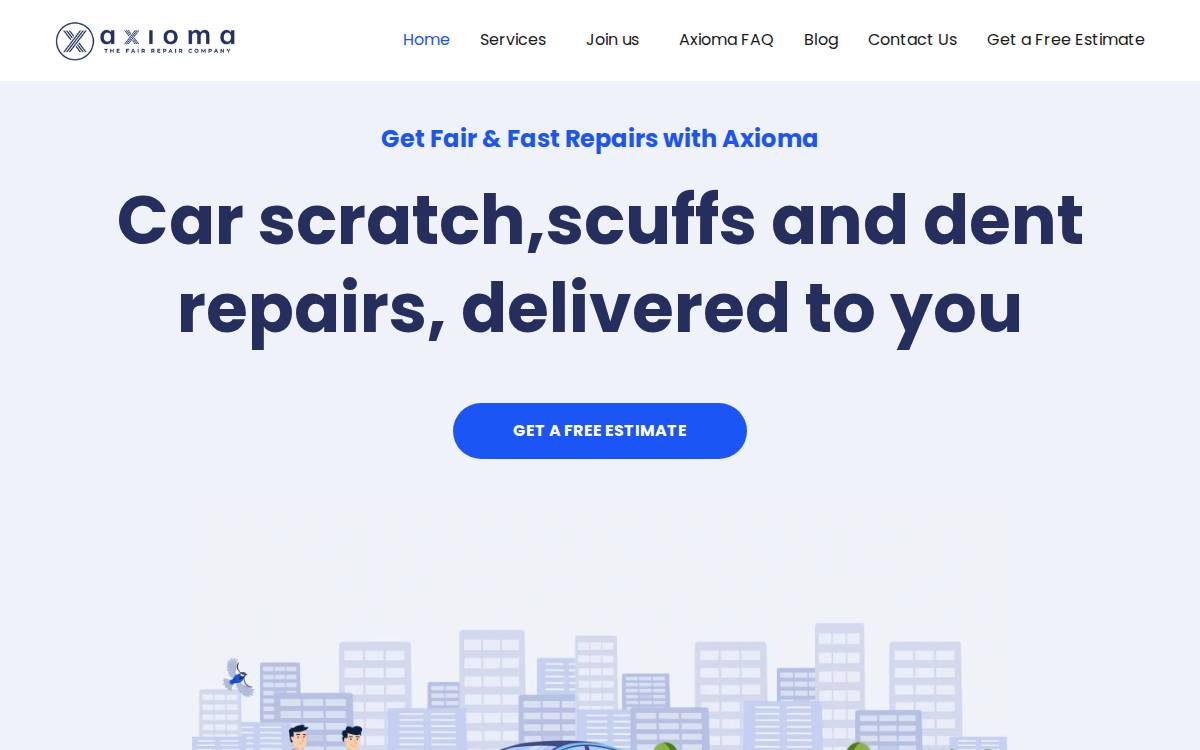 Axioma website preview