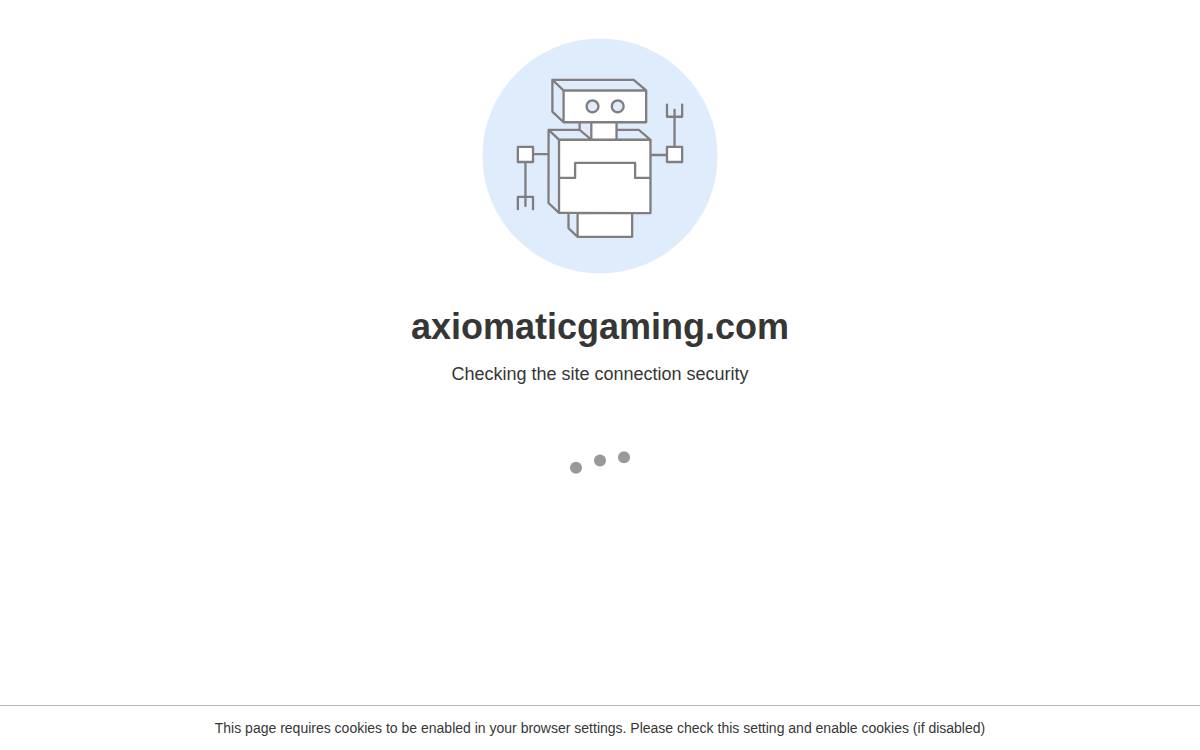 aXiomatic Gaming website preview