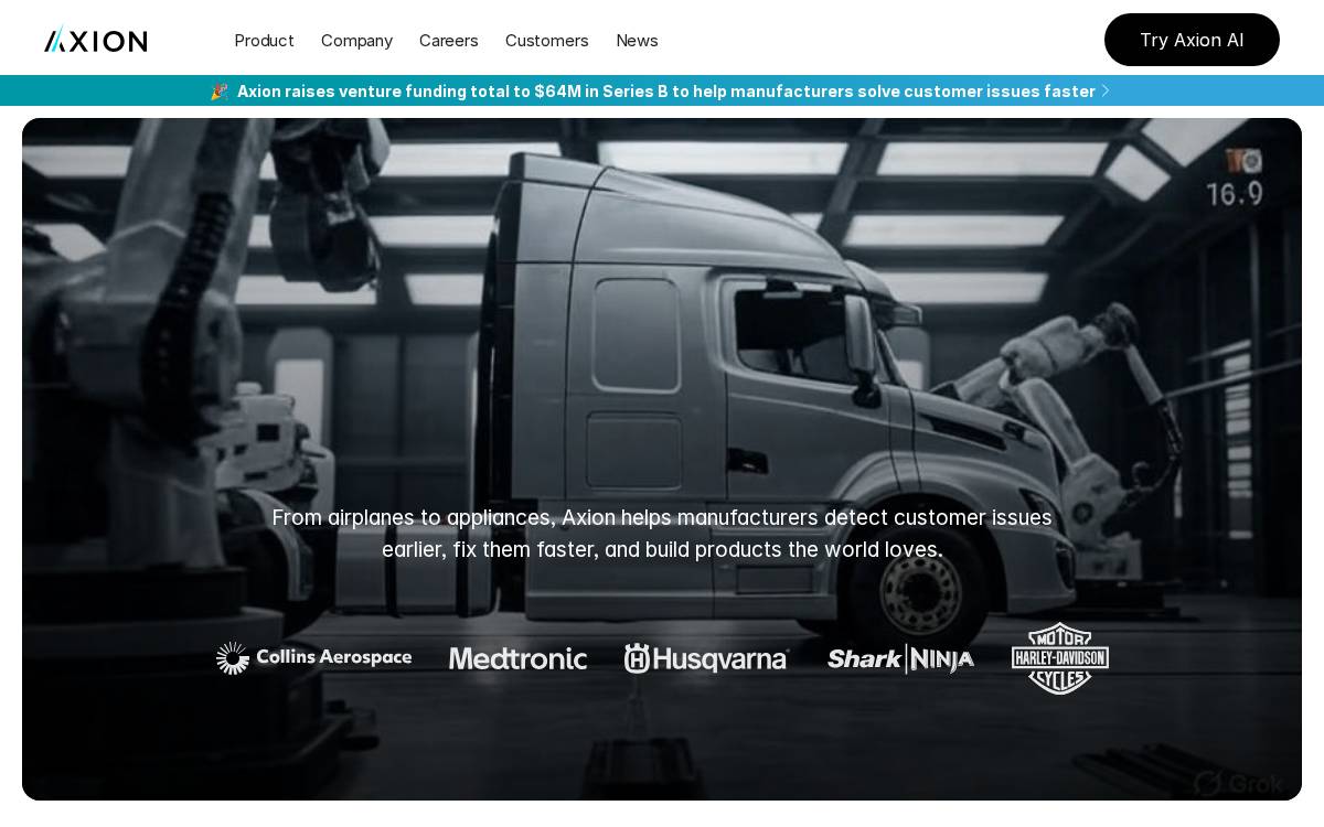 Axion Ray website preview