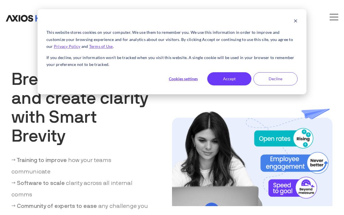 Axios HQ website preview