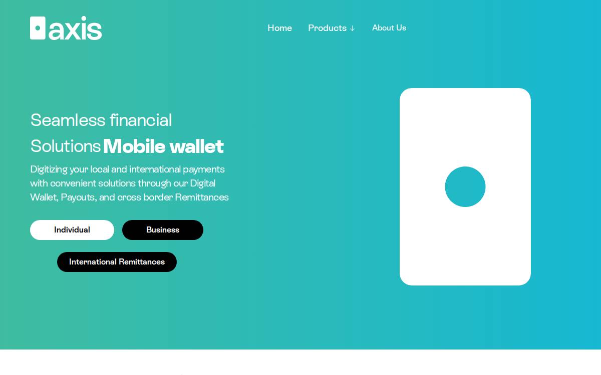 Axis website preview