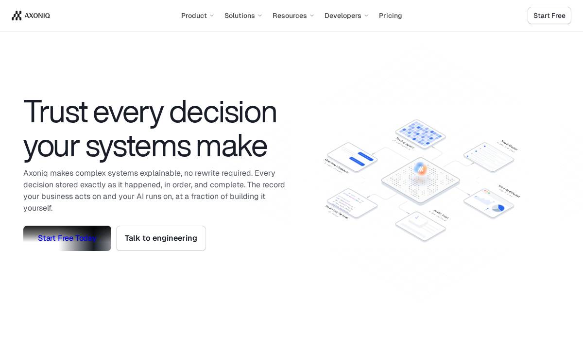 AxonIQ website preview