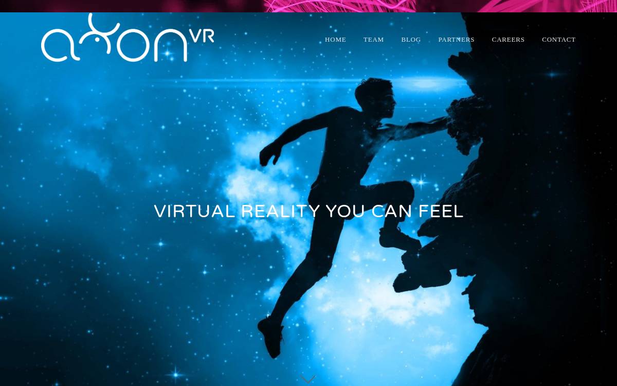 AxonVR website preview