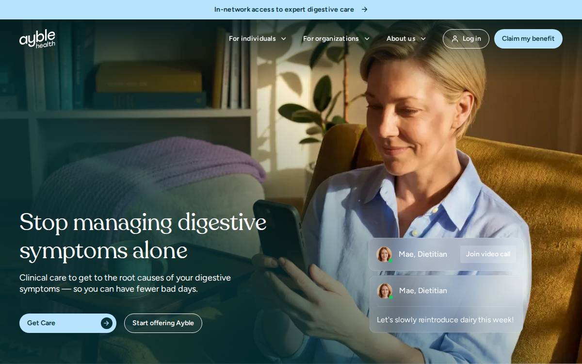 Ayblehealth website preview