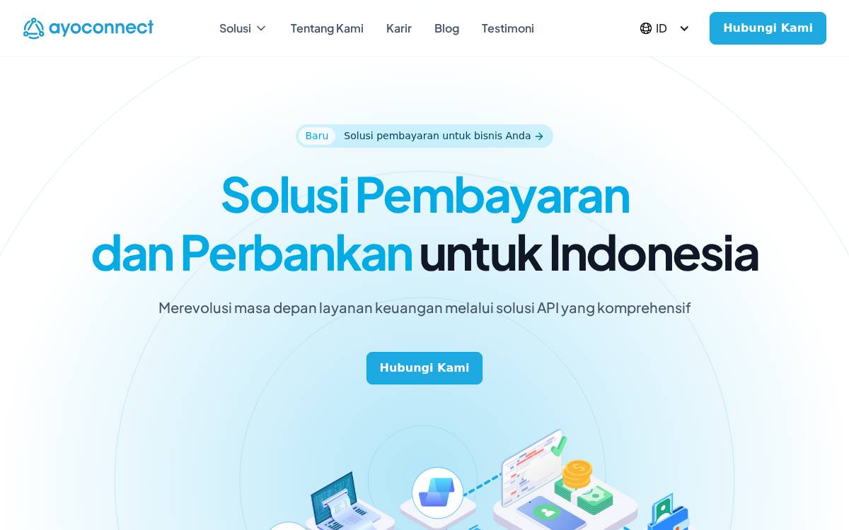 Ayoconnect FinTech website preview
