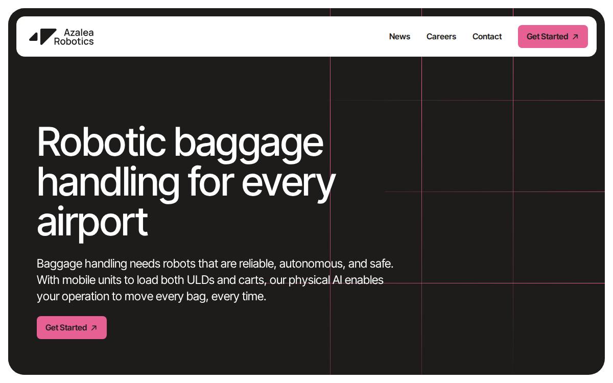 Azalea Robotics Corporation website preview