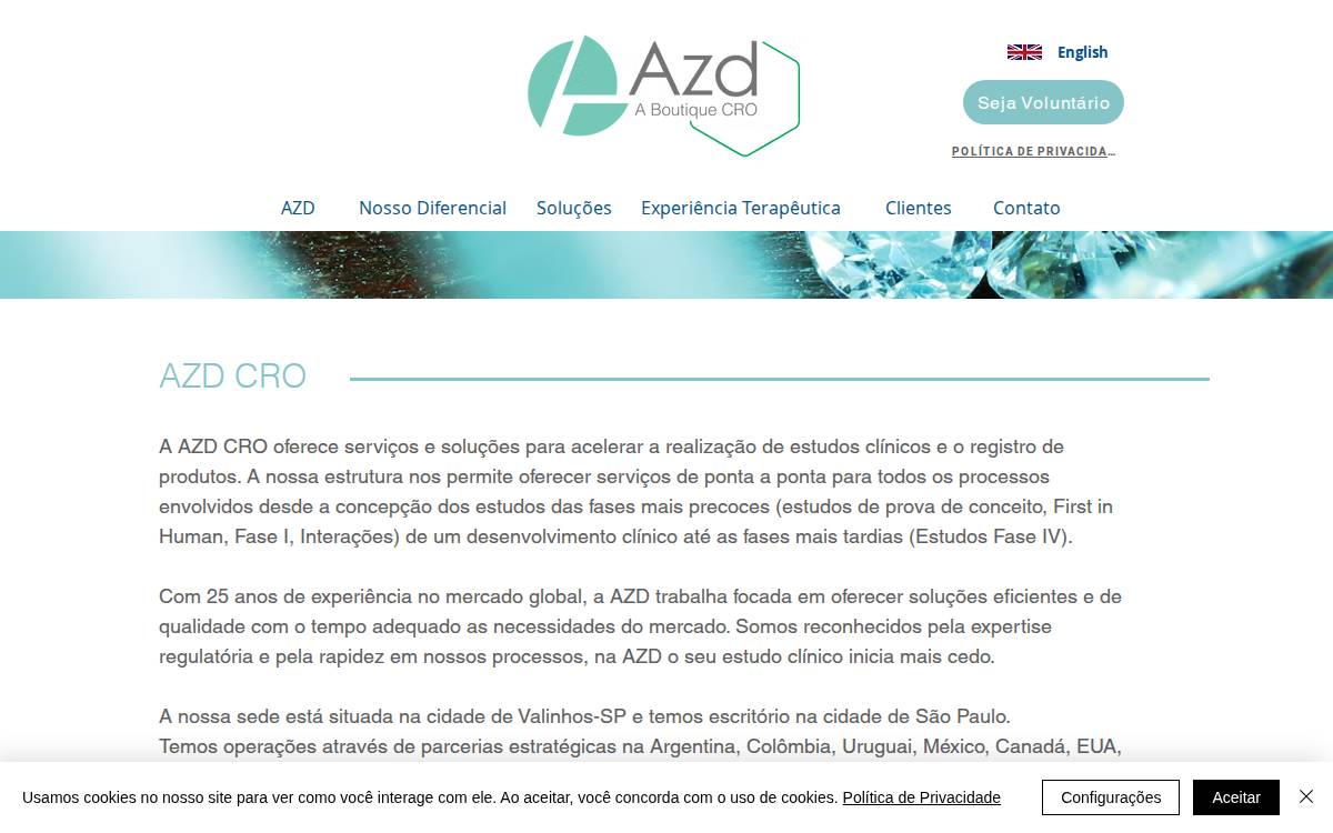 Azidus website preview