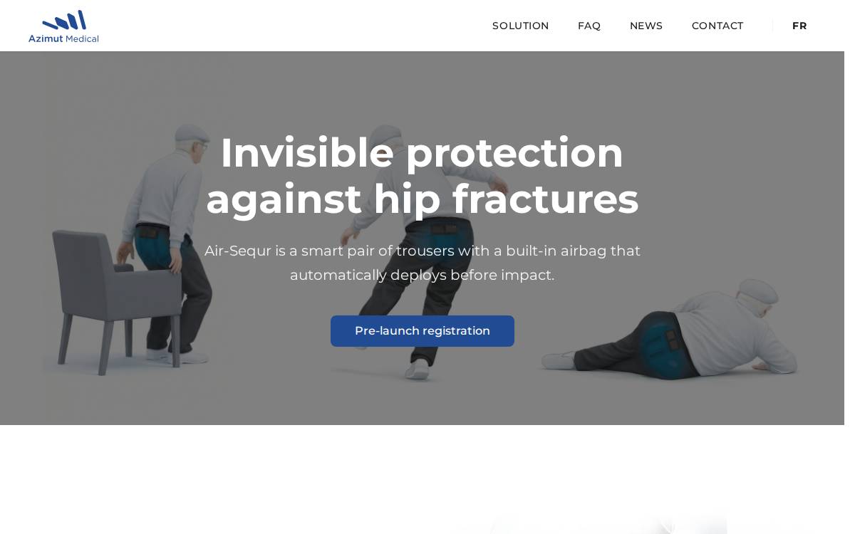 Azimut Medical website preview