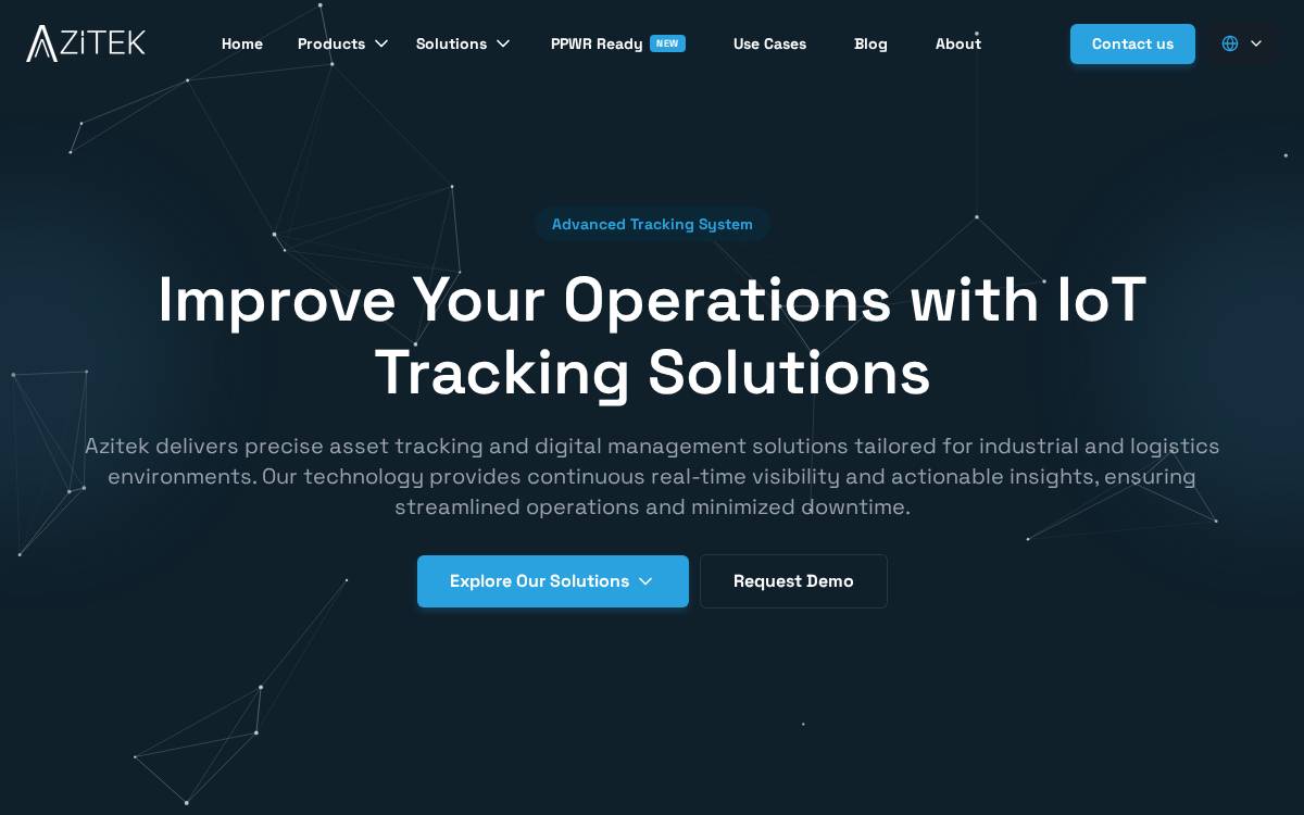 Azitek website preview