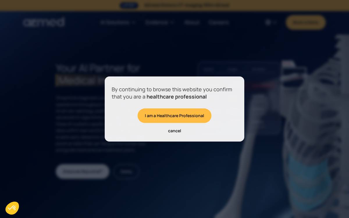 AZmed website preview