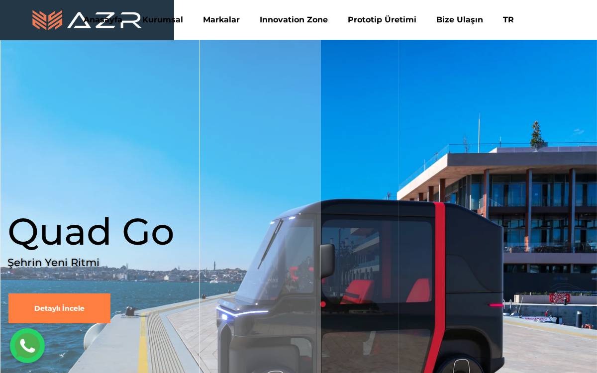 AZR Engineering website preview