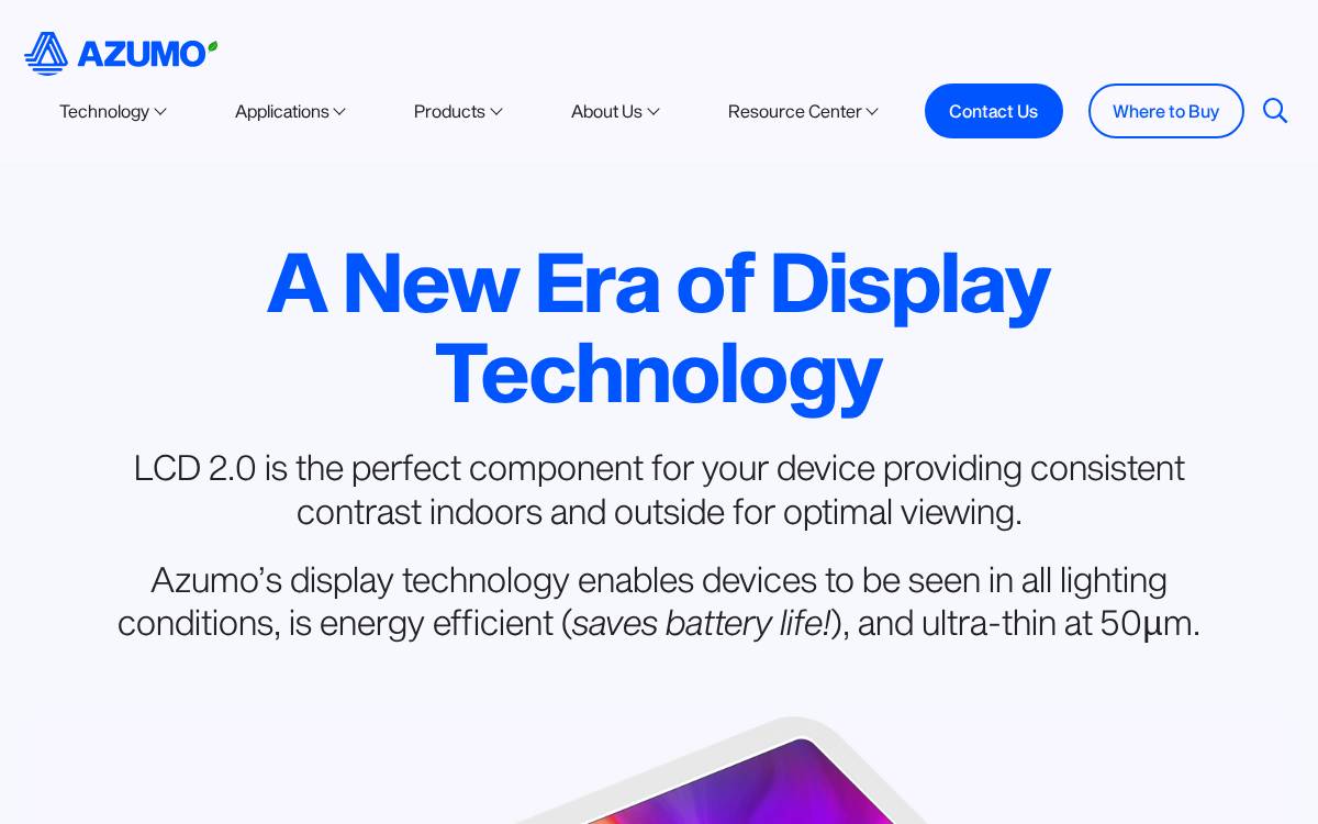 Azumo website preview