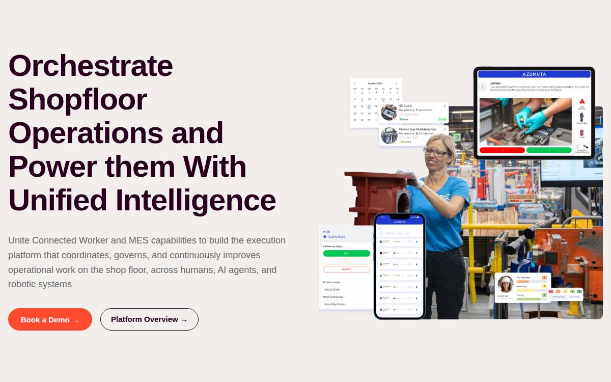 Azumuta website preview