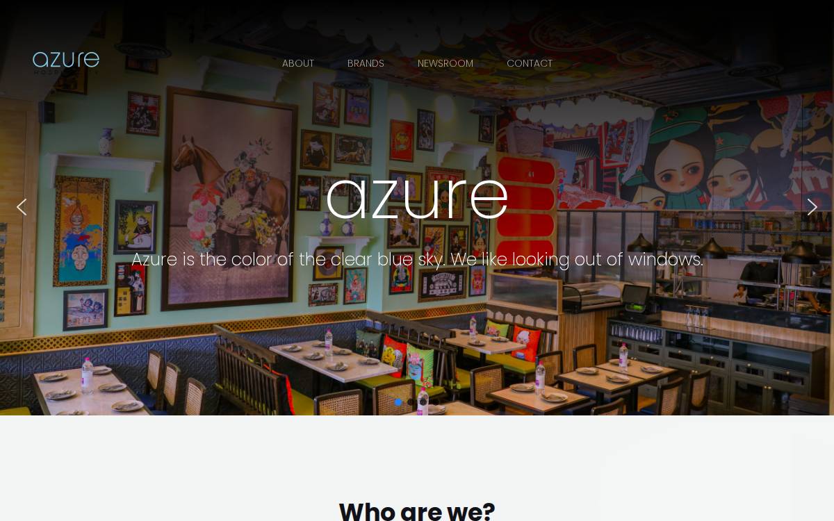 Azure website preview