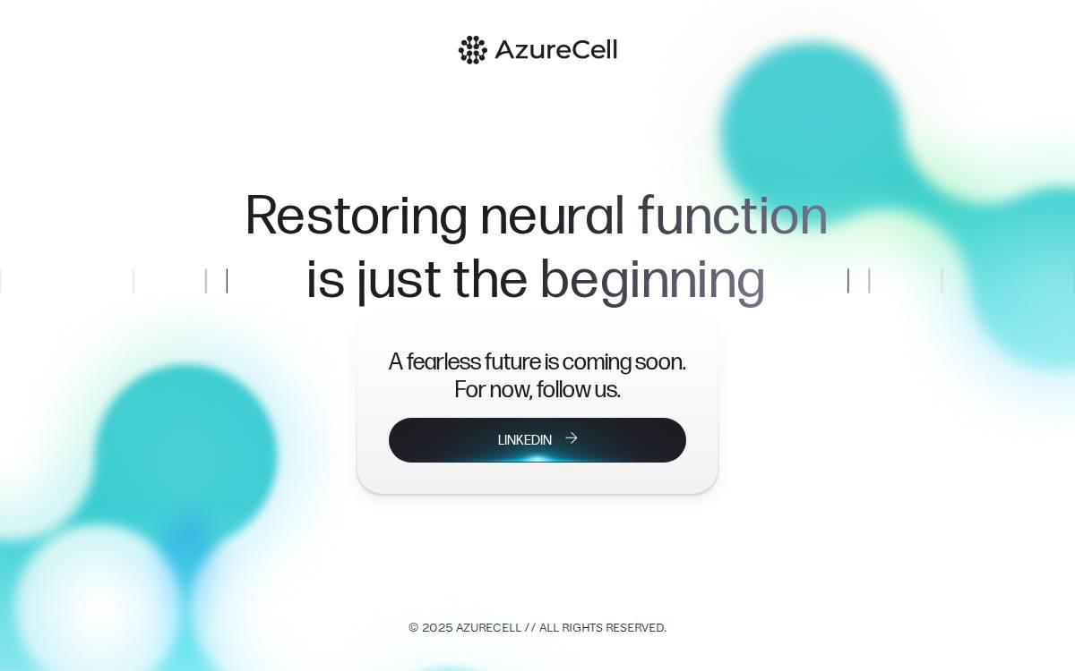 Azurecell website preview
