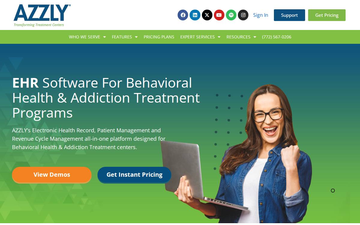 Azzly website preview