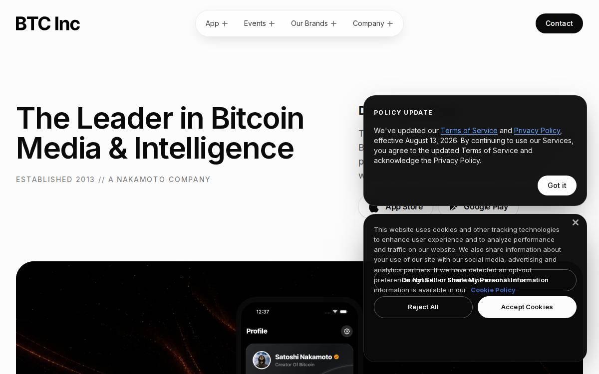 B website preview