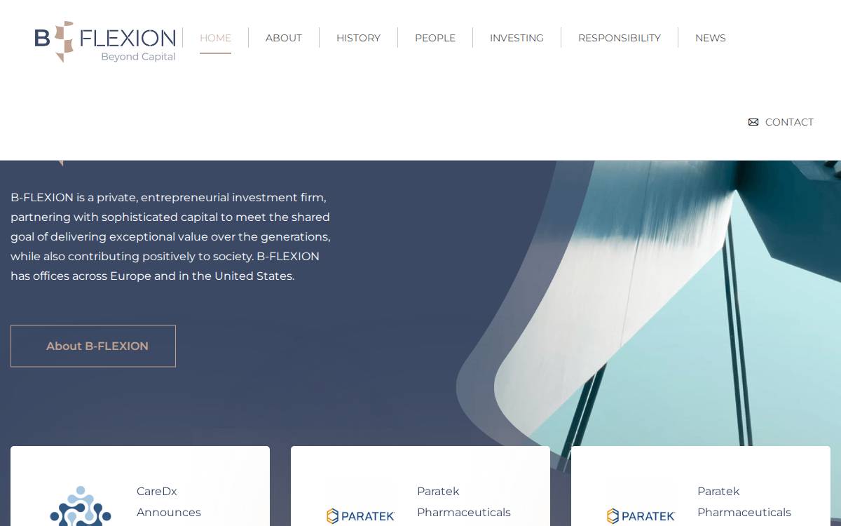 B-FLEXION website preview
