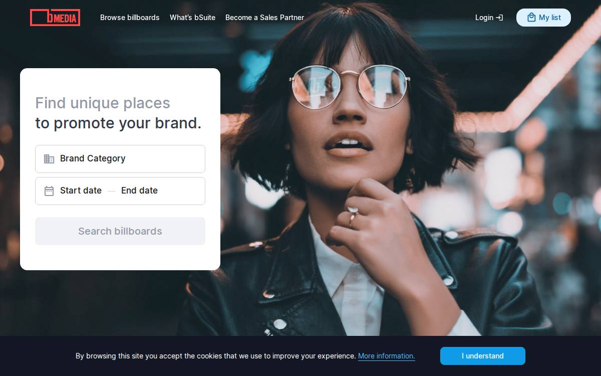 b Media Group website preview
