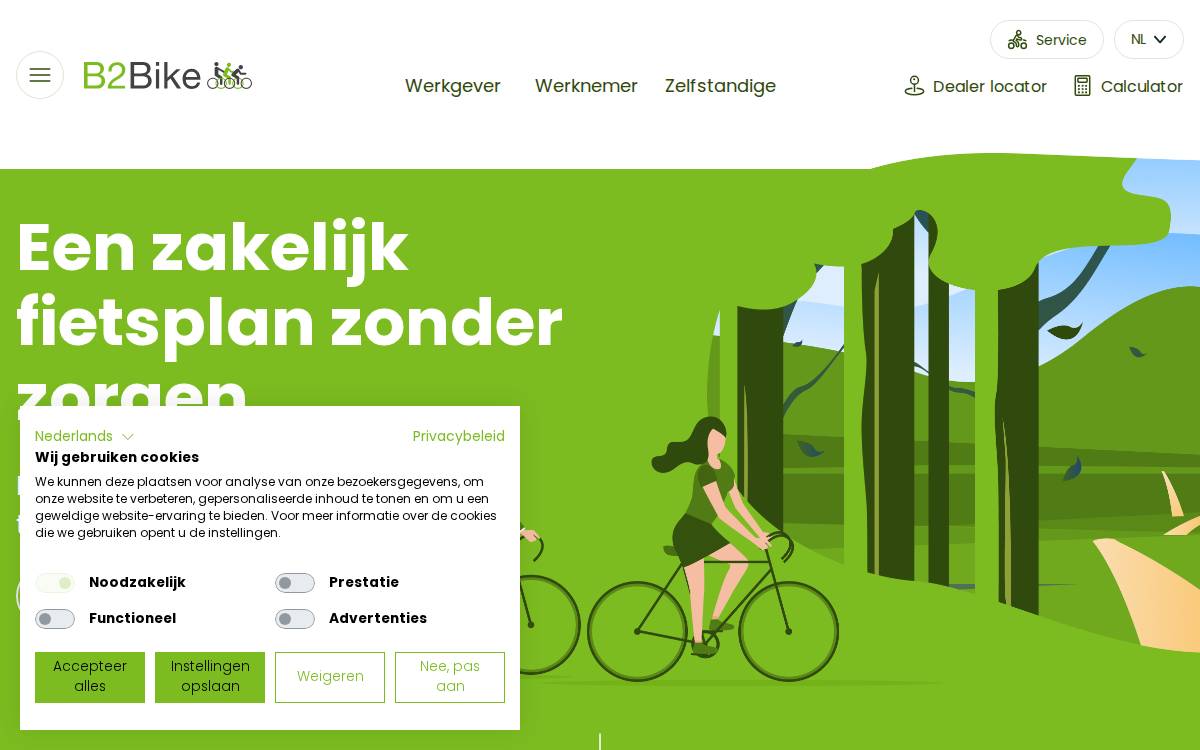 B2Bike website preview