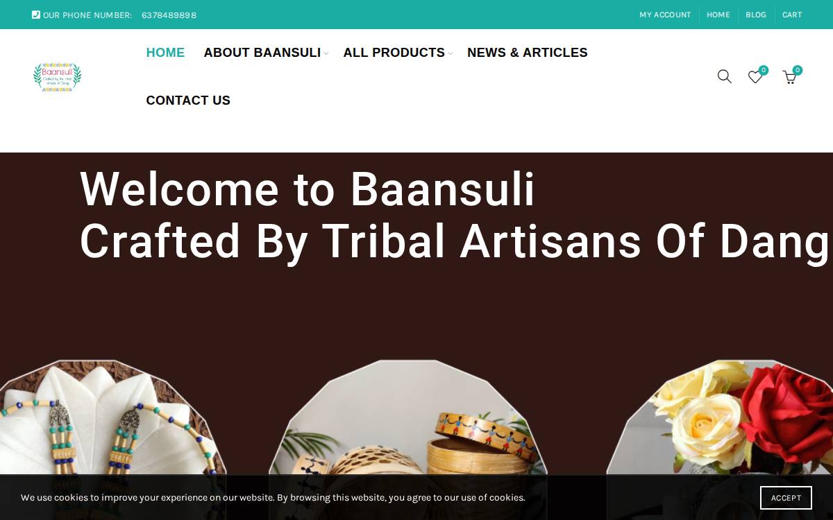 Baansuli website preview