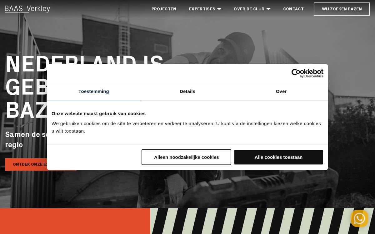 Baas Verkley website preview