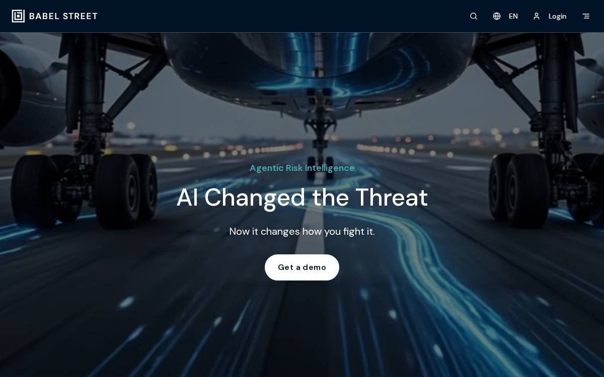 Babel Street website preview