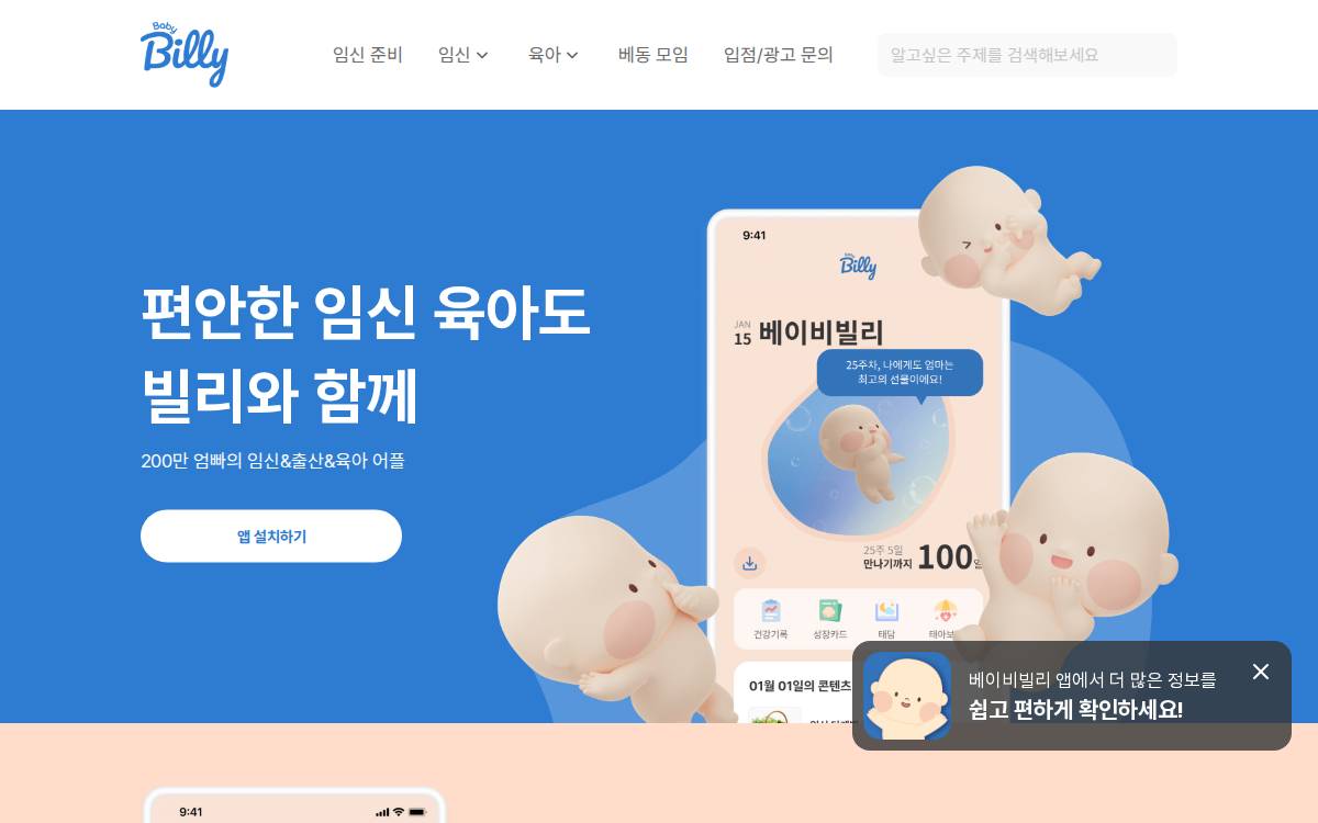 Babybilly website preview