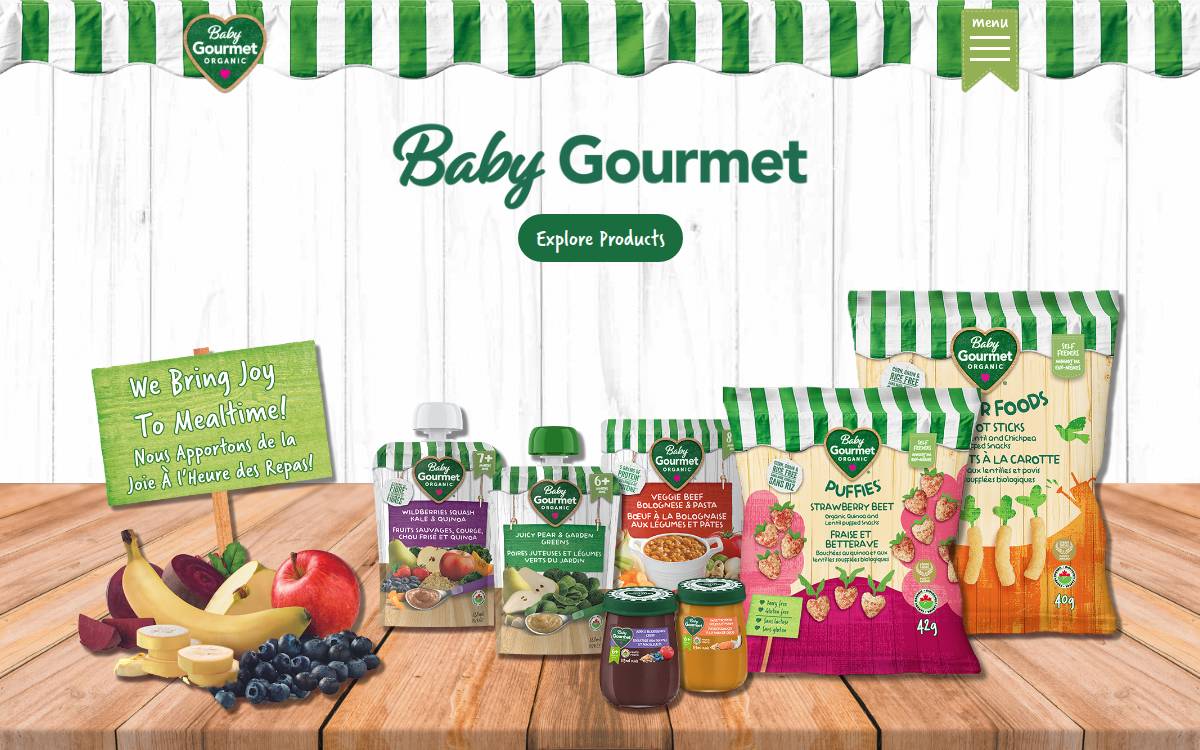 Babygourmet website preview