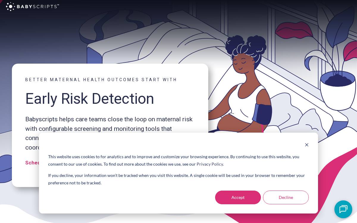 Babyscripts website preview