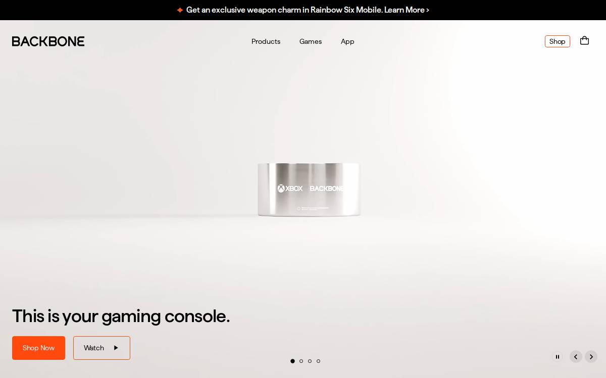 Backbone website preview