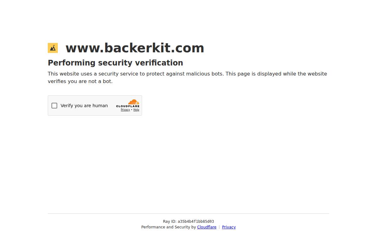 BackerKit website preview