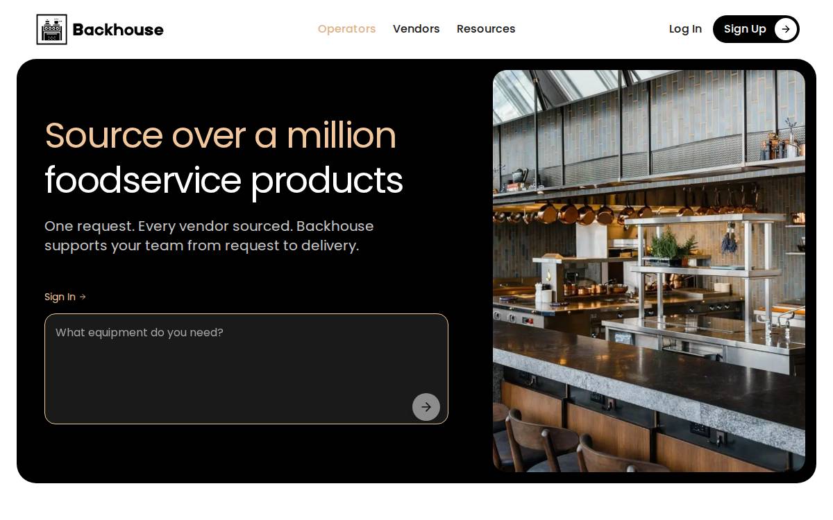 Backhouse website preview