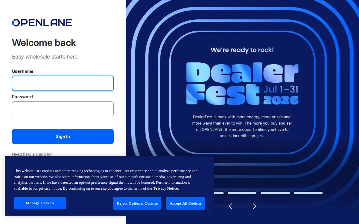 Backlot Cars website preview