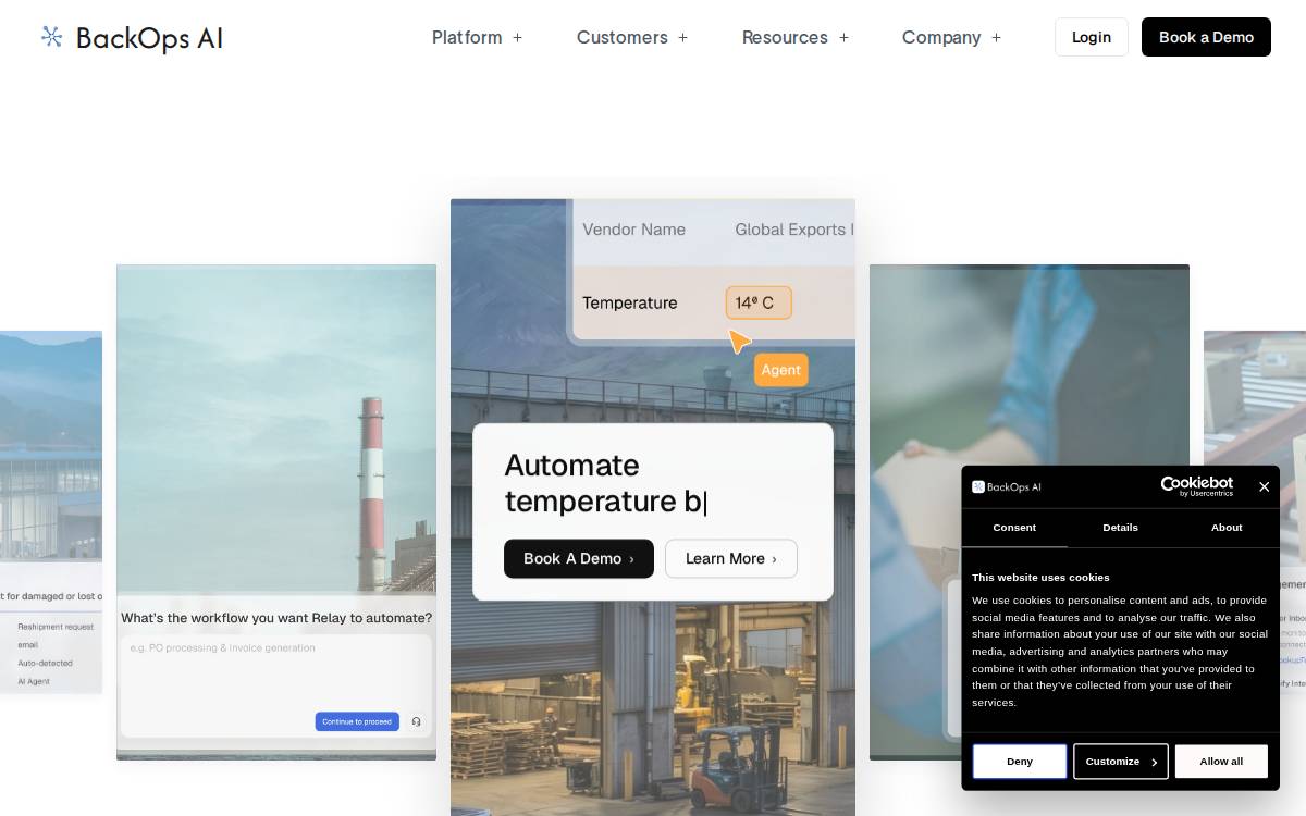 BackOps website preview