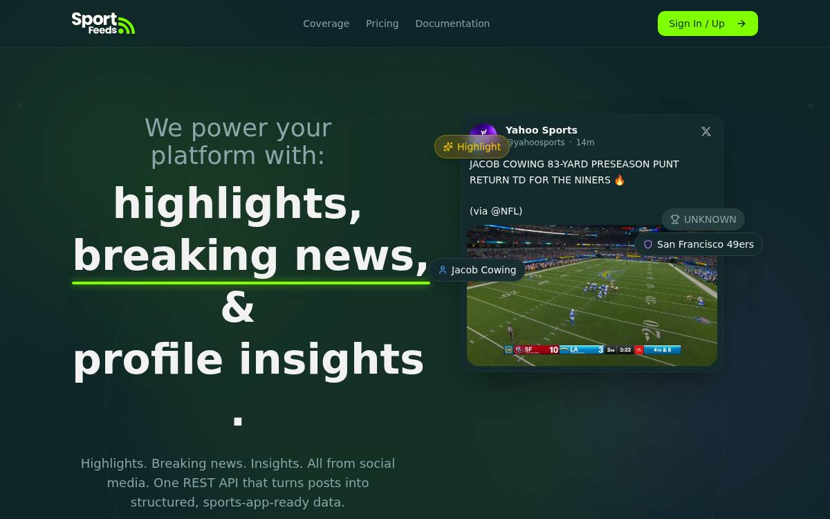 Backr website preview