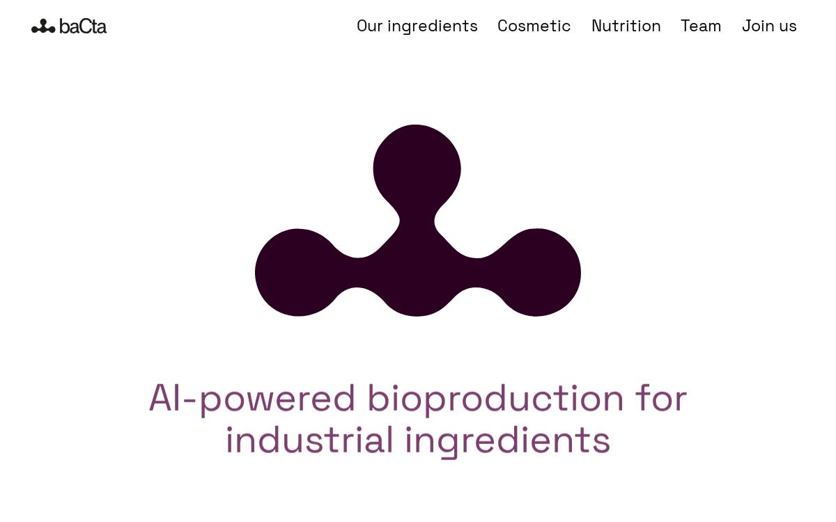 baCta website preview