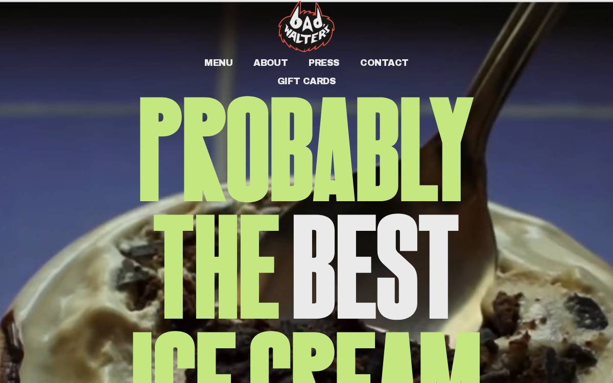 Badwalters website preview