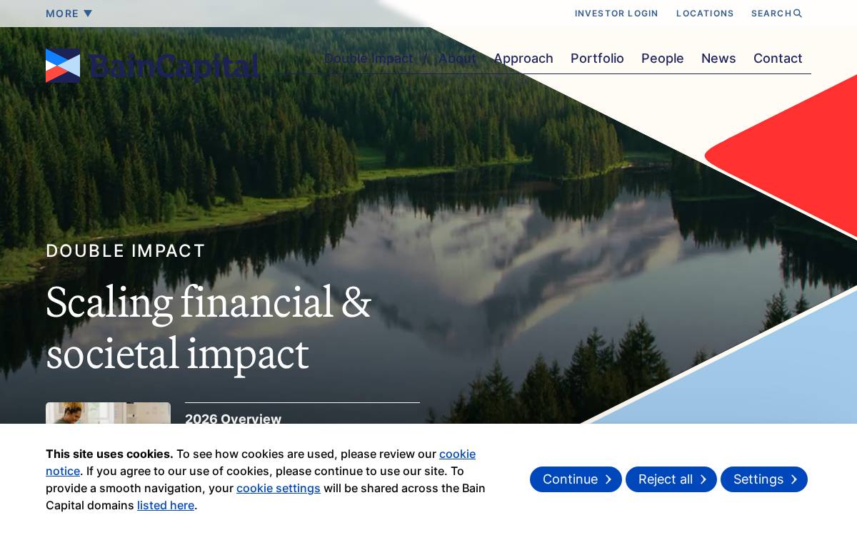 Bain Double Impact II website preview