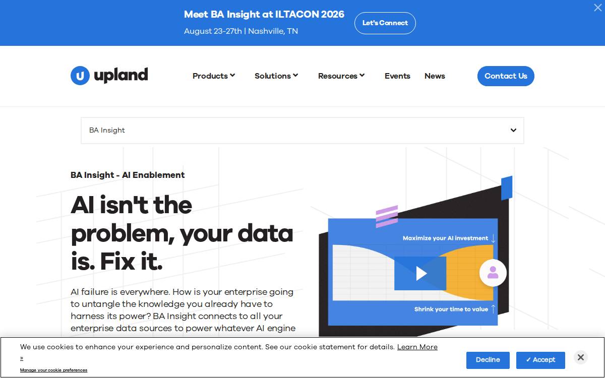 BA Insight website preview