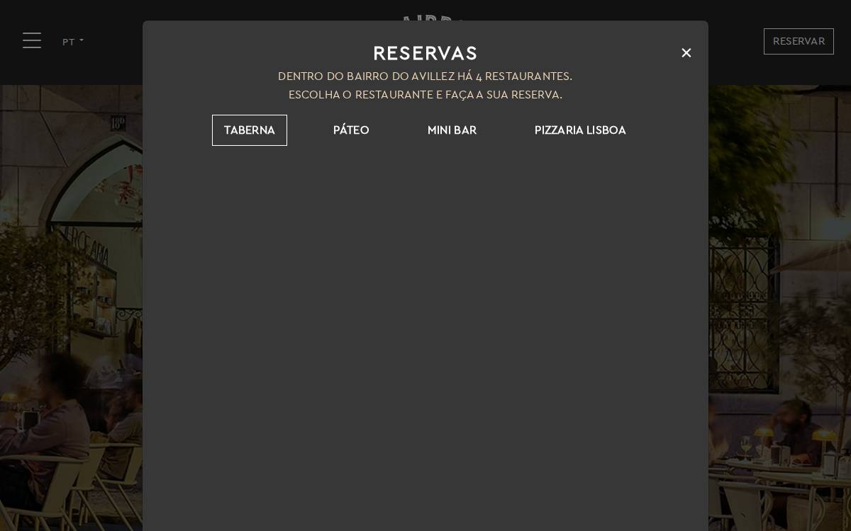 Bairro Do Avillez website preview
