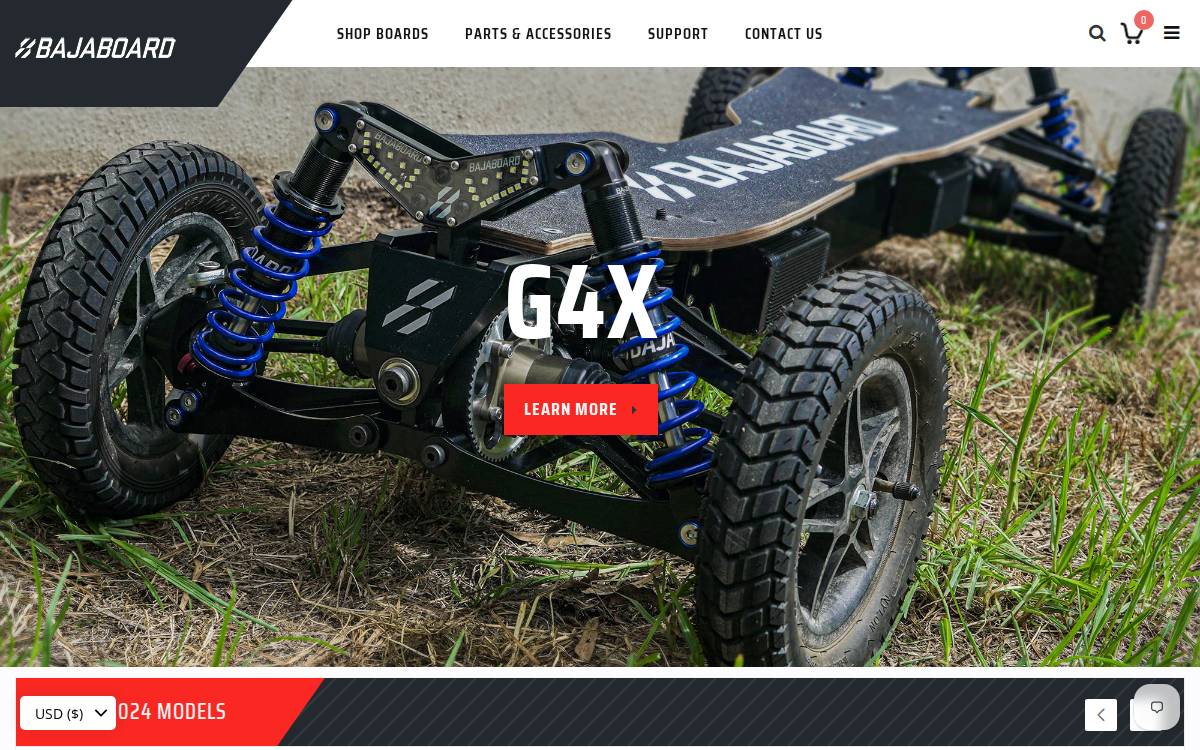 Bajaboard website preview