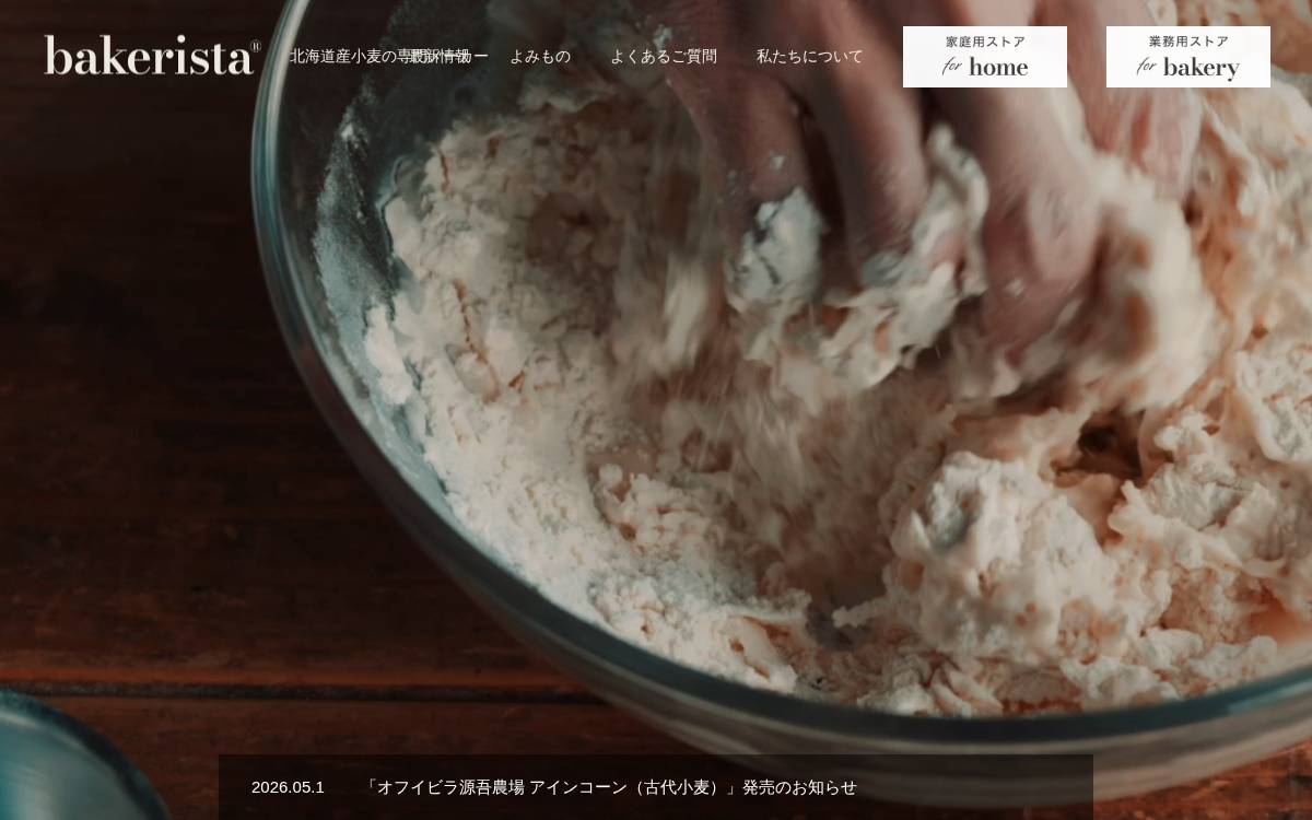 bakerista website preview