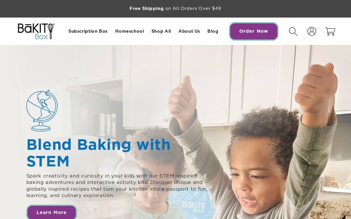 BāKIT Box website preview